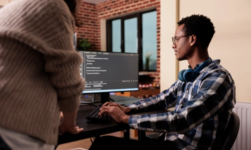 An IT specialist migrating a company's data to Microsoft Intune.